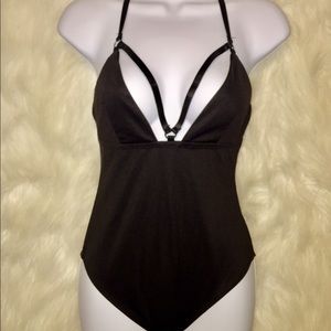 Sexy Cleavage Harness Bodysuit By It Girl